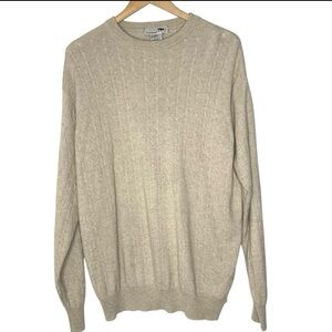 i levrieri Men’s sweater XXL 50% Silk 50% Cashmere Sweater Old Money Vintage